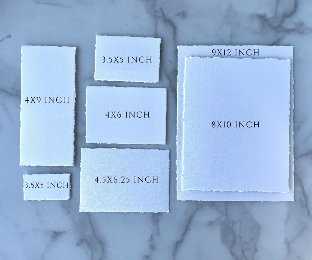 Bulk Quantities of Blank Deckled Edge Paper – Leather and Earth Co